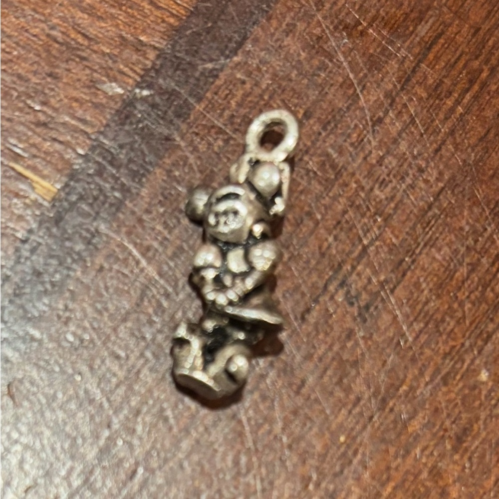 Silver Monkey Charm Pendant
